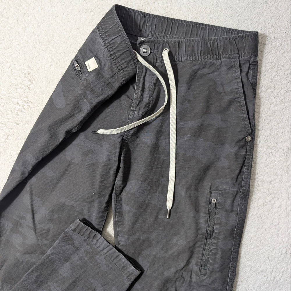 Vuori Ripstop Climber Pants Men women's M Grey Camo Stretch VW401